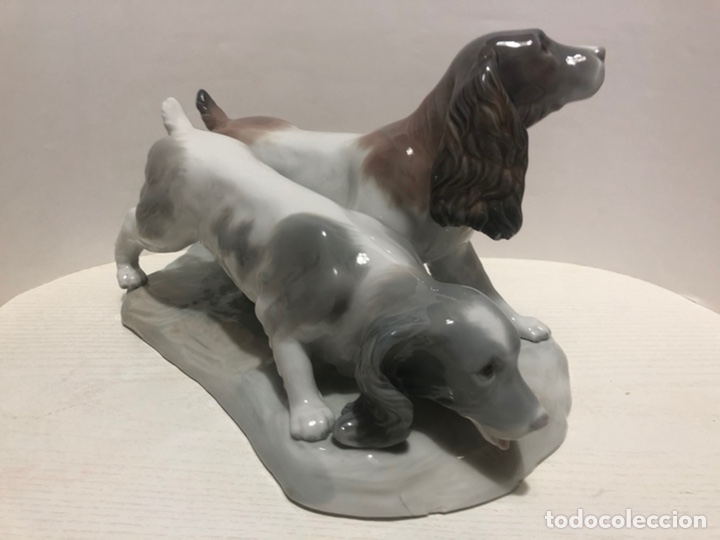 Antig&uuml;edades: REF: 01000442 &ldquo;PAREJA DE COCKER SPANIELS&rdquo; LLADR&Oacute; - Foto 2