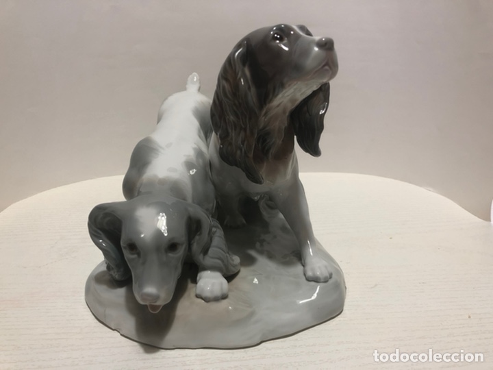Antig&uuml;edades: REF: 01000442 &ldquo;PAREJA DE COCKER SPANIELS&rdquo; LLADR&Oacute; - Foto 3