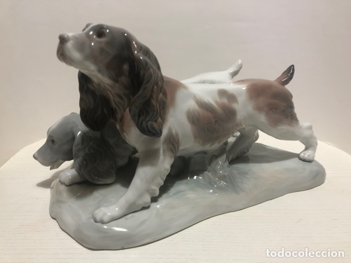 Antig&uuml;edades: REF: 01000442 &ldquo;PAREJA DE COCKER SPANIELS&rdquo; LLADR&Oacute; - Foto 4