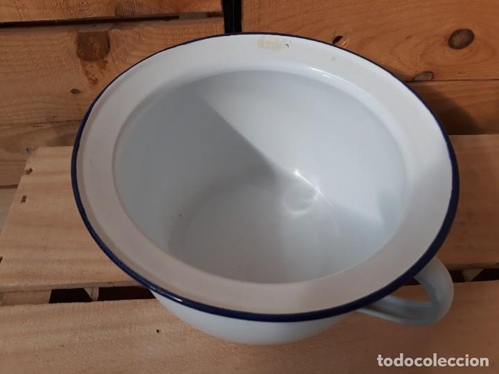 Antig&uuml;edades: ORINAL METAL ESMALTADO - Foto 2