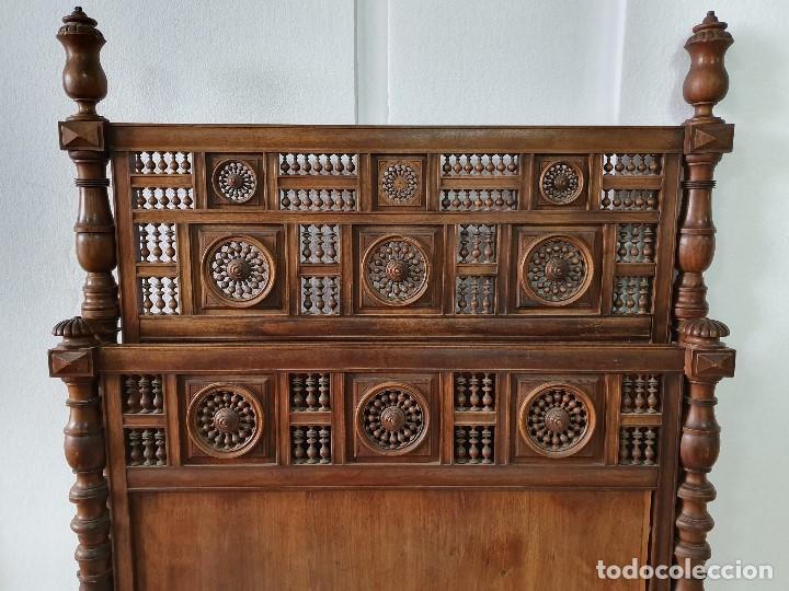 Antig&uuml;edades: CABECERO TORNEADO ESTILO ESPA&Ntilde;OL - Foto 2