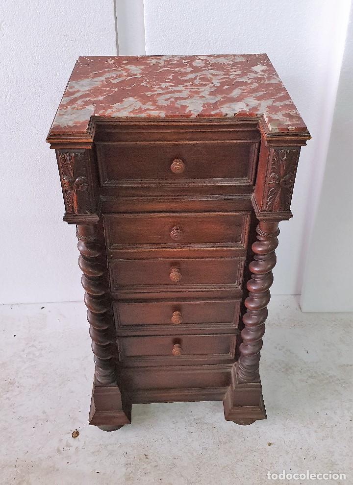 Antig&uuml;edades: ANTIGUA MESILLA SALOMONICA - Foto 2