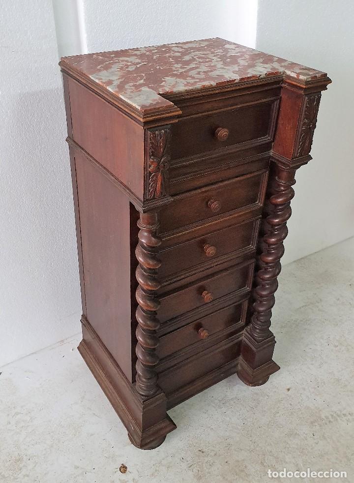 Antig&uuml;edades: ANTIGUA MESILLA SALOMONICA - Foto 3
