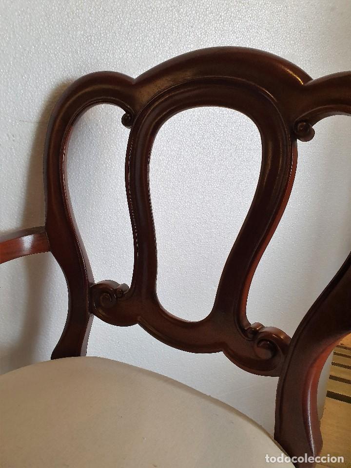 Antig&uuml;edades: SILLON DE CAOBA ESTILO VICTORIANO INGLES - Foto 3