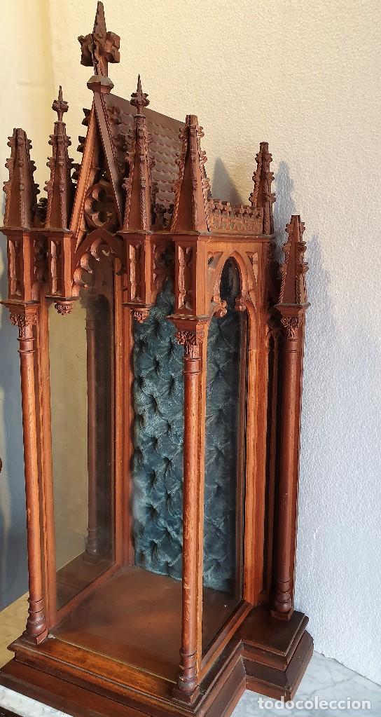 Antig&uuml;edades: ANTIGUA CAPILLA HORNACINA ESTILO GOTICO - Foto 3
