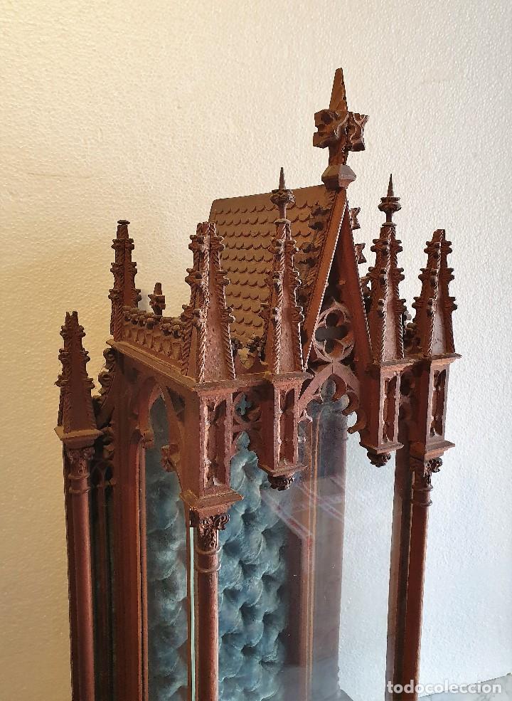 Antig&uuml;edades: ANTIGUA CAPILLA HORNACINA ESTILO GOTICO - Foto 4
