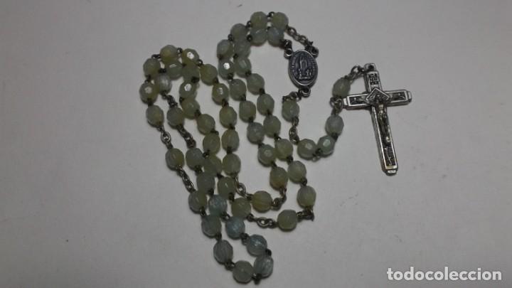 Antig&uuml;edades: 92 - ROSARIO CON LAS CUENTAS DE VERDE CLARO - Foto 1