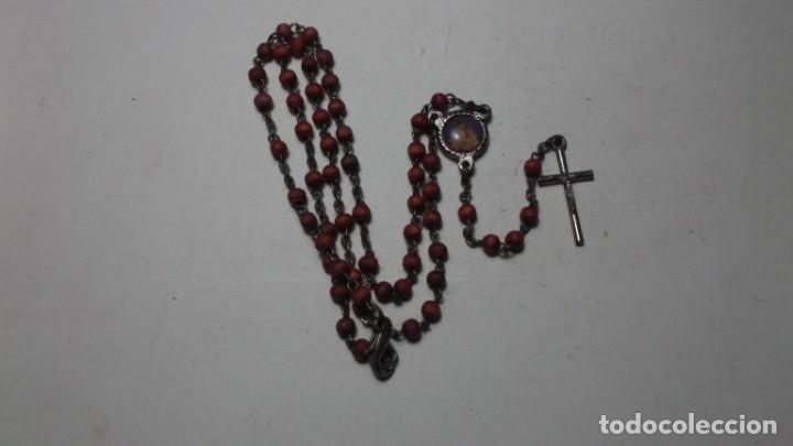 Antig&uuml;edades: 103 - ROSARIO CON LAS CUENTAS REDONDAS EN MADERA. - Foto 1