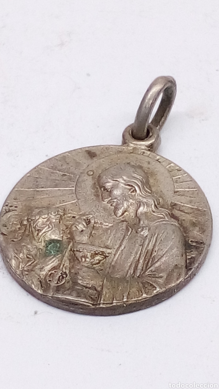 Antig&uuml;edades: Medalla religiosa metal - Foto 1