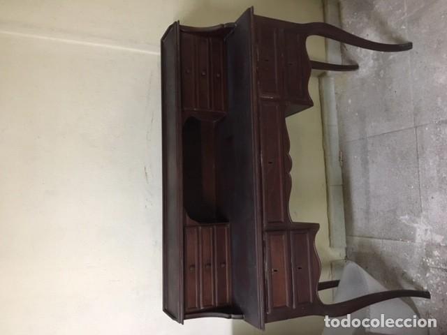 Antig&uuml;edades: MUEBLE DE ESCRITORIO ANTIGUO DE MADERA - Foto 3