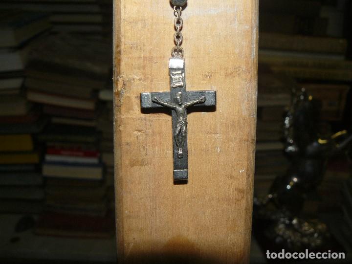Antig&uuml;edades: Rosario cuentas de madera -Roma - Foto 2