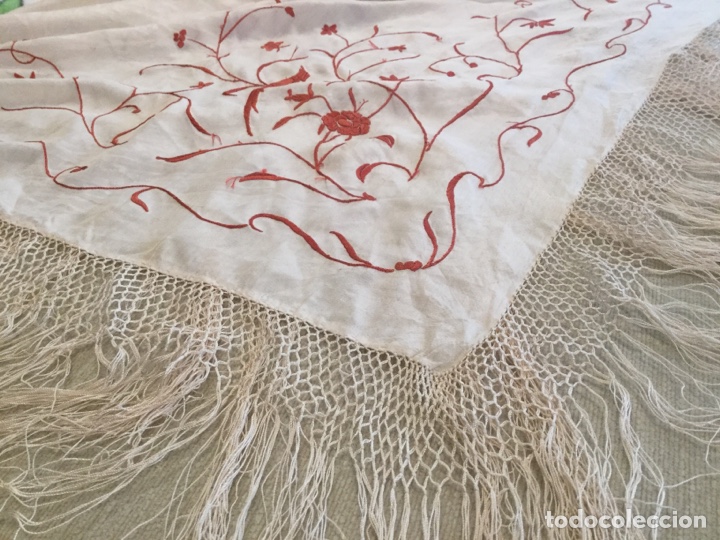 Antig&uuml;edades: Elegante mant&oacute;n de manila - Foto 3