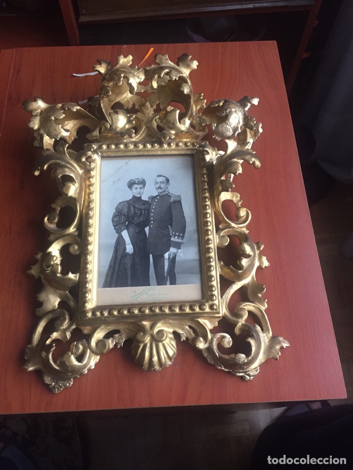 Antig&uuml;edades: Cornucopia con fotograf&iacute;a - Foto 1