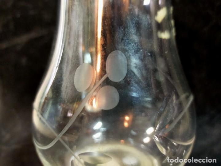 Antig&uuml;edades: JARRA DE CRISTAL CON PIE DE PLATA - Foto 9