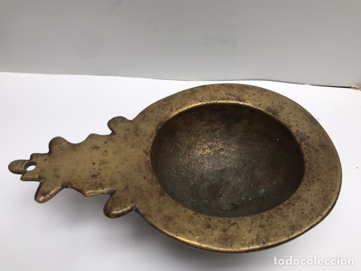 Antig&uuml;edades: MORTERO CON ASA , BRONCE SIGLO XVIII