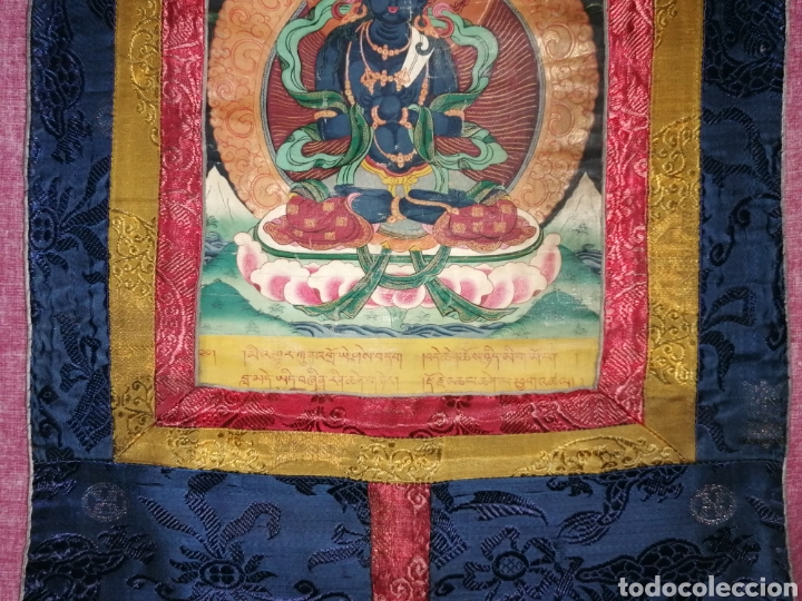 Antig&uuml;edades: TANKA TIBETANO ANTIGUO - Foto 5
