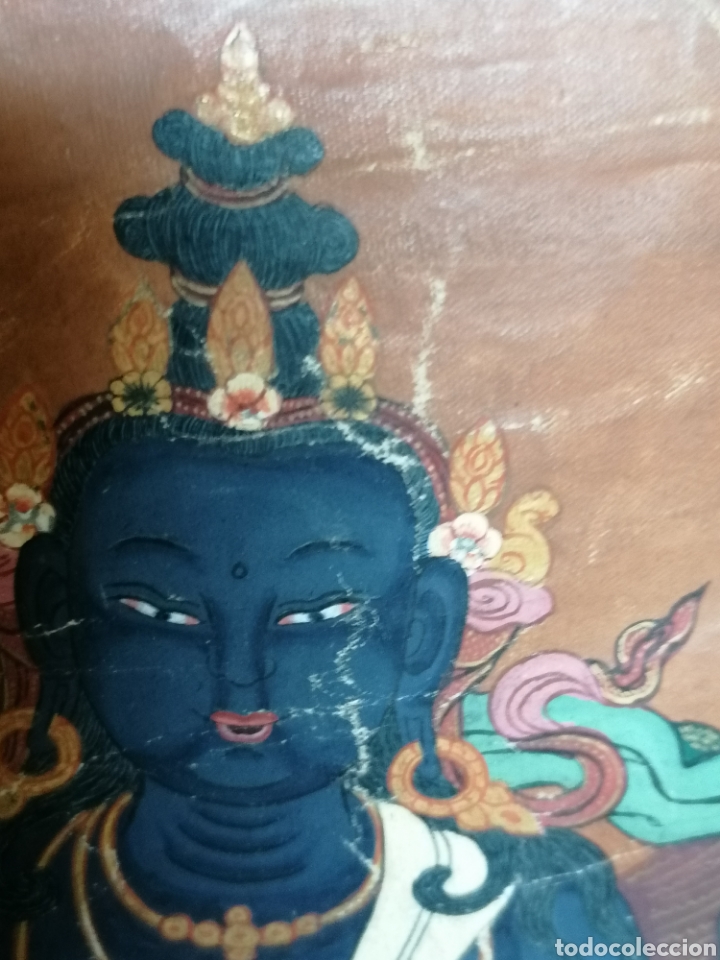 Antig&uuml;edades: TANKA TIBETANO ANTIGUO - Foto 14