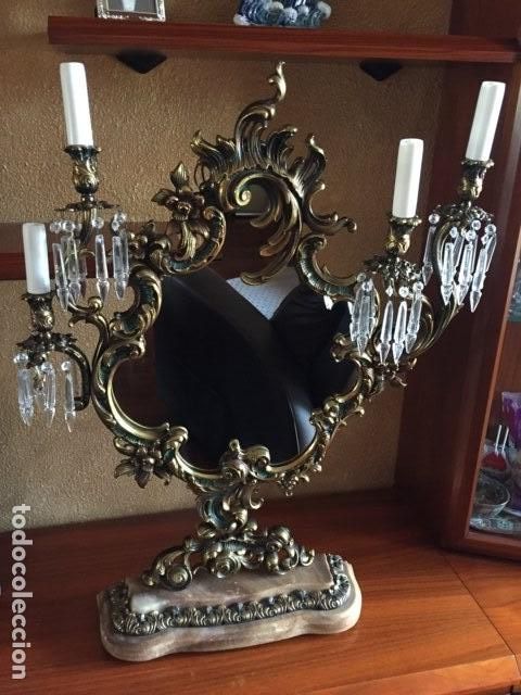 Antig&uuml;edades: ESPEJO CORNUCOPIA ESTILO ROCOCO - Foto 2