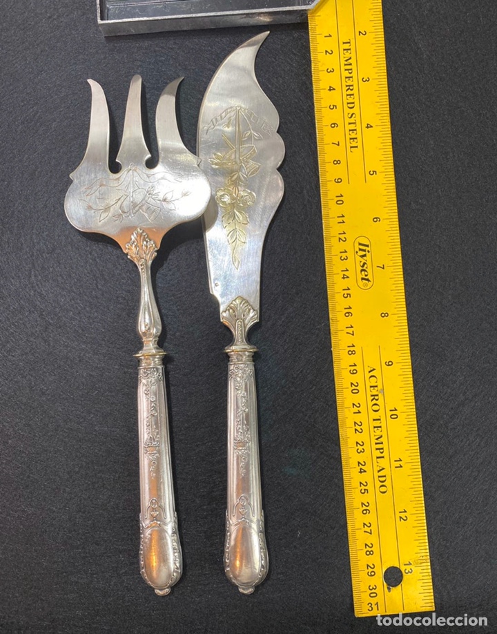 Antig&uuml;edades: Servicio de mesa plata - Foto 5