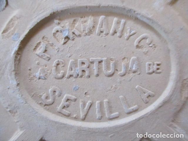 Antig&uuml;edades: Pareja azulejos Cartuja - Foto 4