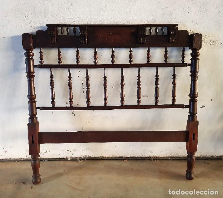 Antig&uuml;edades: ANTIGUA CAMA TORNEADA - Foto 2
