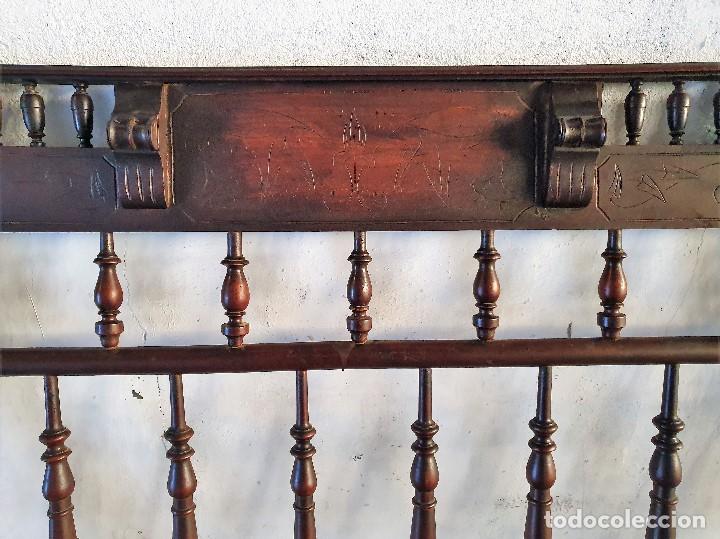 Antig&uuml;edades: ANTIGUA CAMA TORNEADA - Foto 3
