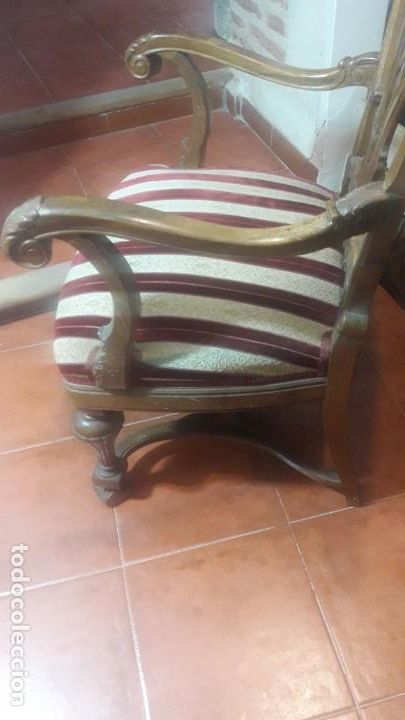 Antig&uuml;edades: Pareja sillones nogal - Foto 5
