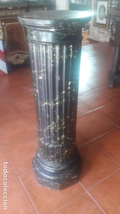 Antig&uuml;edades: Soporte decorado - Foto 1