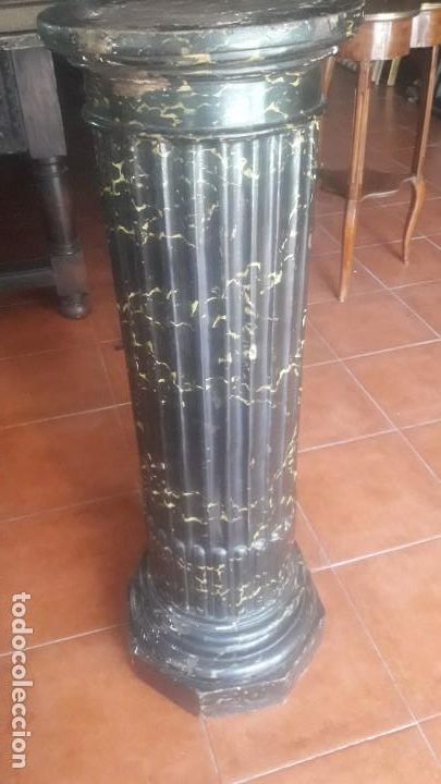 Antig&uuml;edades: Soporte decorado - Foto 2