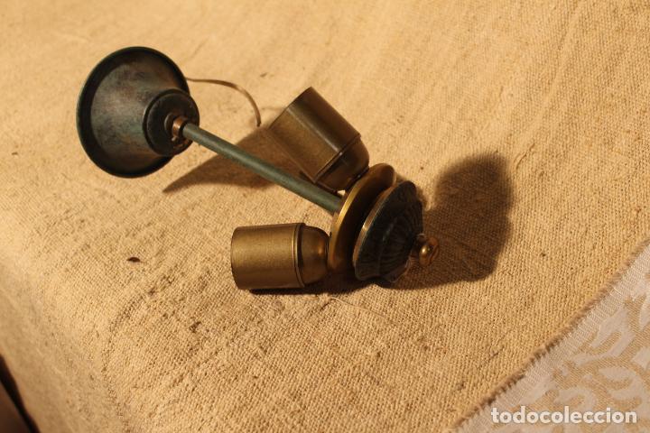 Antig&uuml;edades: base para lampara con tulipa - Foto 3