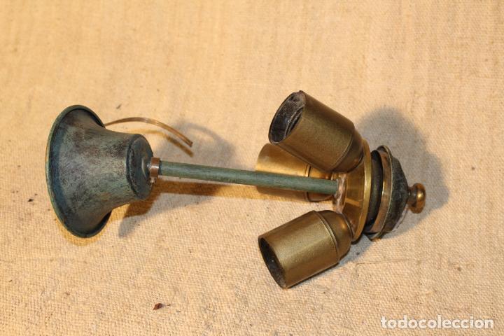 Antig&uuml;edades: base para lampara con tulipa - Foto 4