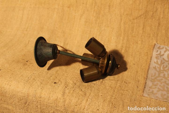 Antig&uuml;edades: base para lampara con tulipa - Foto 1