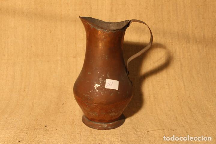 Antig&uuml;edades: jarra de cobre 111 - Foto 4