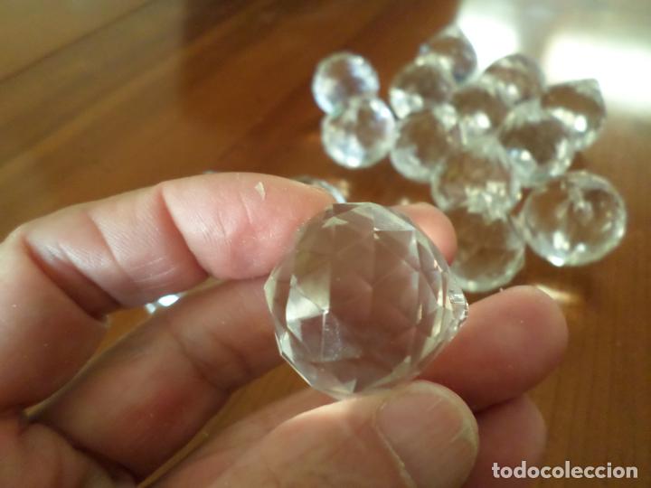 Antig&uuml;edades: LAGRIMAS DE CRISTAL MACIZO DIAMETRO 3 CMS - Foto 2