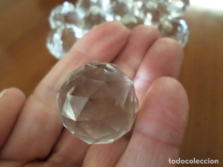 Antig&uuml;edades: LAGRIMAS DE CRISTAL MACIZO DIAMETRO 3 CMS - Foto 4