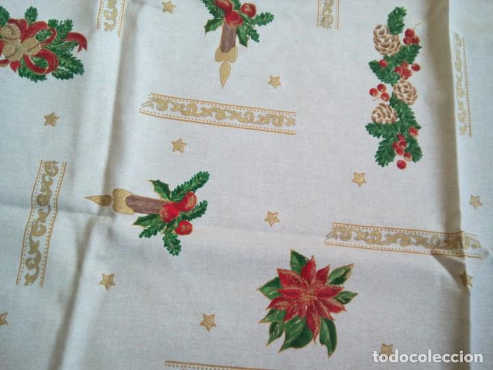 Antig&uuml;edades: *MANTEL DECREP. NAVIDAD. 2M. (Rf:. E-. 43/C) - Foto 3