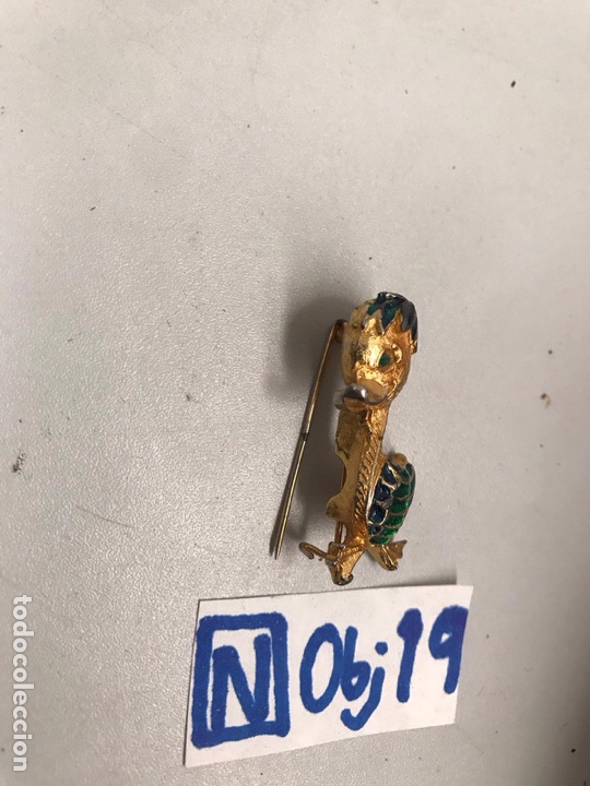 Antig&uuml;edades: Antiguo broche de pato - Foto 2