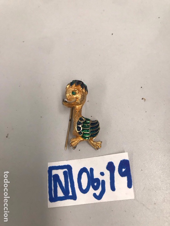Antig&uuml;edades: Antiguo broche de pato - Foto 1