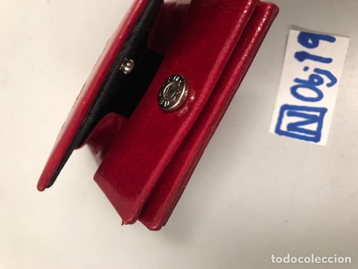 Antig&uuml;edades: Monedero de cuero - Foto 2