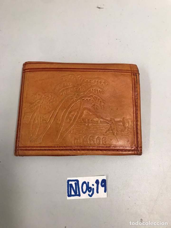 Antig&uuml;edades: Cartera de cuero - Foto 1
