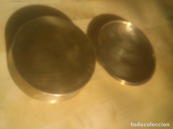 Antig&uuml;edades: CAJA DE BRONCE  PINTADA A MANO - Foto 4