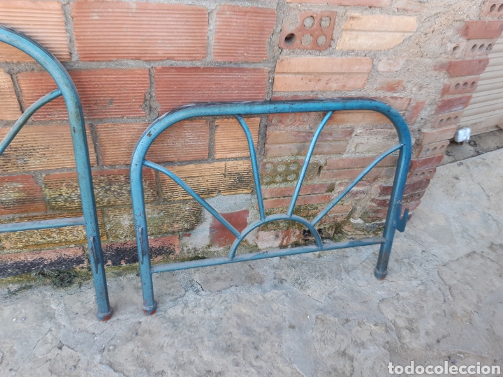 Antig&uuml;edades: Cabezal y pies de cama. Vintage - Foto 3