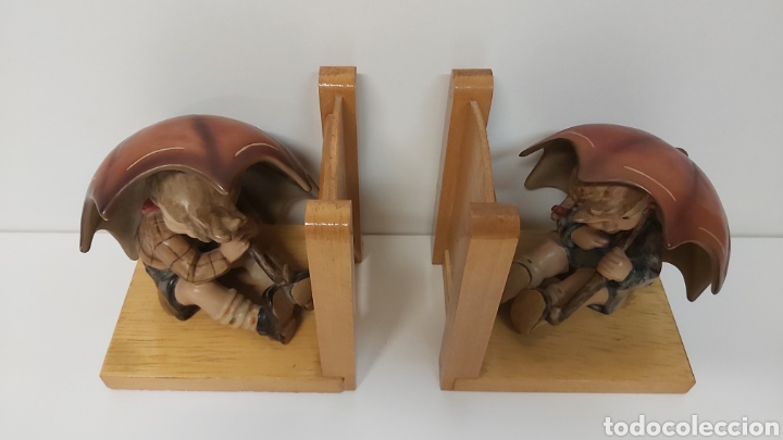 Antig&uuml;edades: Pareja sujetalibros hummel - Foto 2
