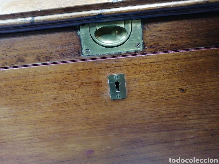 Antig&uuml;edades: Ba&uacute;l con tapa redonda. - Foto 5