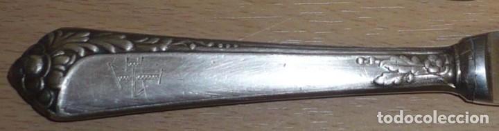 Antig&uuml;edades: Antiguo Cuchillo y Cuchara Postre . Grabados - Foto 4