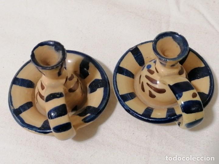 Antig&uuml;edades: Antiguas palmatorias esmaltadas - Foto 3