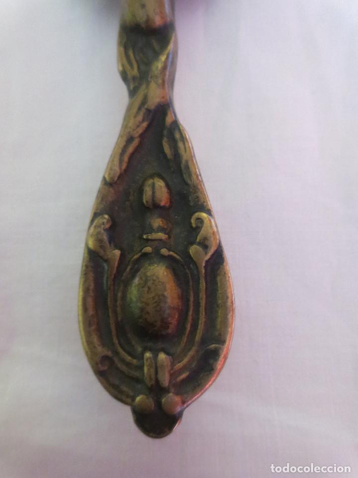 Antig&uuml;edades: ESPEJO DE MANO PARA TOCADOR CON QUERUBINES - Foto 8