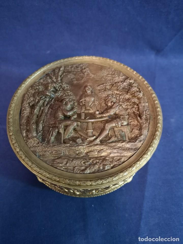 Antig&uuml;edades: CAJA FRANCESA EN BRONCE DORADO - Foto 3