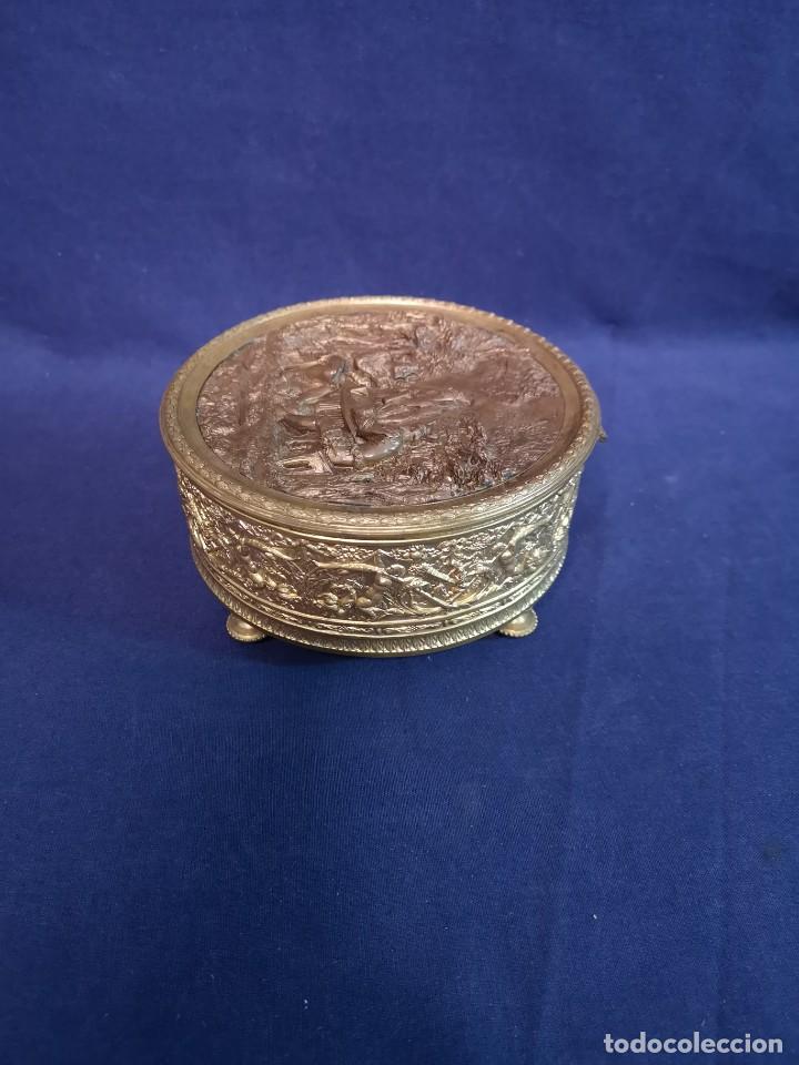 Antig&uuml;edades: CAJA FRANCESA EN BRONCE DORADO - Foto 4