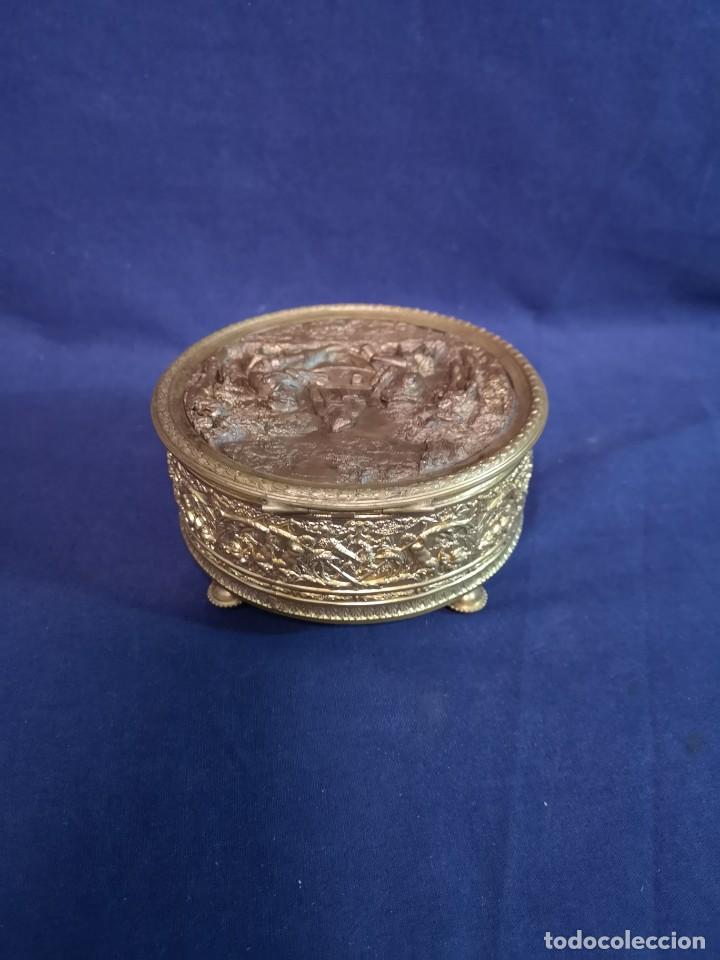 Antig&uuml;edades: CAJA FRANCESA EN BRONCE DORADO - Foto 5